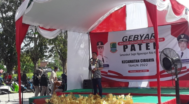 Wakil Bupati Karawang Hadiri Gebyar Paten Mempermudah Pelayanan Masyarakat Di Kecamatan Cibuaya