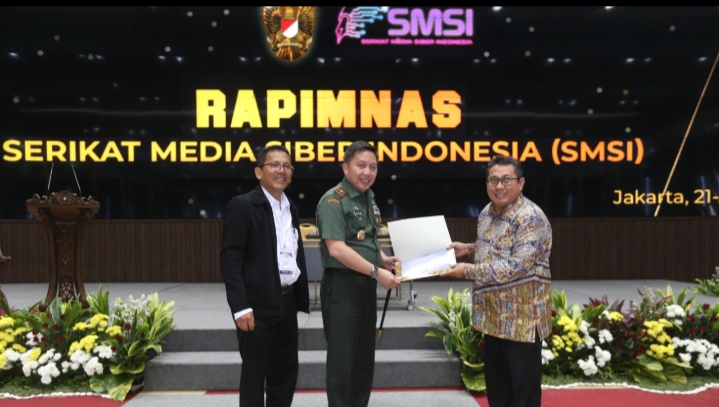 Penandatanganan PKS Antara SMSI Dengan TNI AD Bentuk Sinergi Dalam Menjaga NKRI