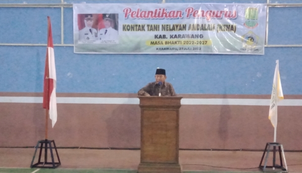 Pelantikan Pengurus Kontak Tani Nelayan Andalan (KTNA) Masa Bhakti 2022 – 2027, Kabupaten Karawang