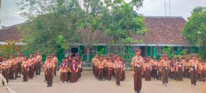 SDN Kuta Ampel II, gelar HUT Pramuka. (Lintasbatas.news)