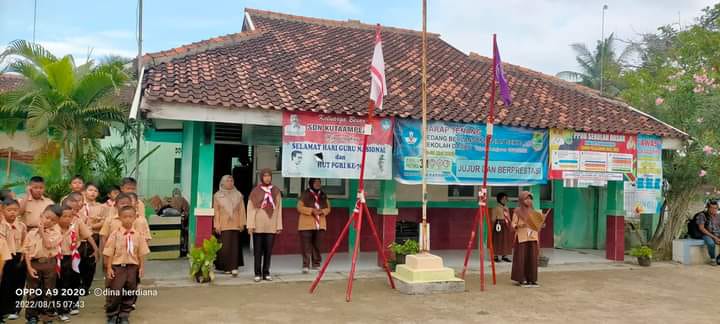 SDN Kuta Ampel II, Menggelar HUT Pramuka ke -61.