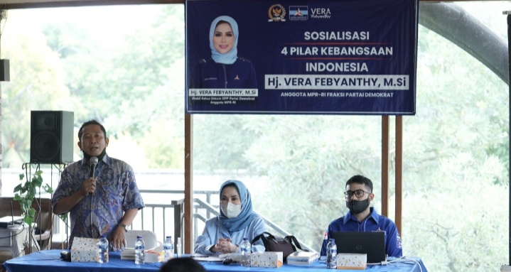 Anggota Komisi XI DPR RI, Vera Febyanthy, Giat Sosialisasi 4 Pilar Kebangsaan