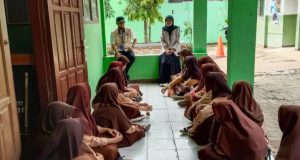 Lentera Baca menyasar siswa SMP dan SD. (Lintasbatas.news)