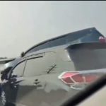 Kecelakaan Beruntun Di Tol Layang Arah Cikampek