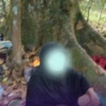 Wanita di telantarkan suami di hutan Cikampek (Sumber gambar : Tribunjabar.id /Lintasbatas.news)