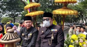 Ridwan Kamil, menghadiri peringatan HUT ke-72 Kabupaten Bekasi. (Lintasbatas.news)