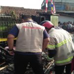 Kios bensin eceran habis terbakar di Cibitung Bekasi. (Lintasbatas.news)