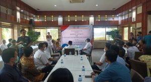 Penandatanganan kerjasama antara Presiden University dan RSUD Kabupaten Bekasi. (Lintasbatas.news)