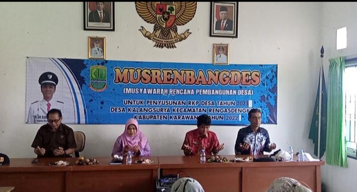 Kades Kalangsurya Adakan Musrenbang Untuk Menyusun RKPdes TA 2023.