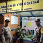 Jangan Terpengaruh Hoax, Angota Polsek Rengasdengklok Minta Agar Warga Tenang