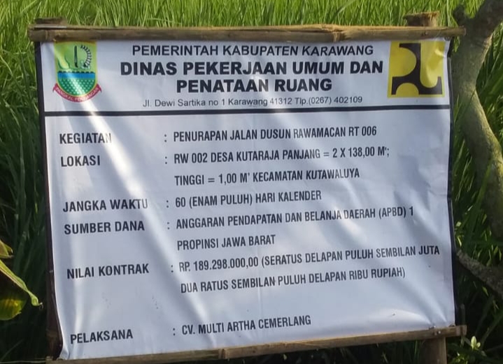 Kepala UPTD PUPR Wilayah IV, Pertanyakan Kinerja Pihak Pelaksana