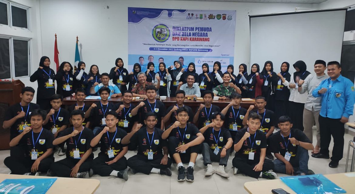 36 Siswa Perwakilan SMA Se Karawang Ikuti Diklatpim dan Bela Negara KNPI Karawang