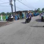 Polsek Pedes Lakukan Pengamanan Jalan Santai HUT PGRI ke -77