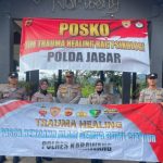 Polres Karawang mengirimkan bantuan Tim Konselor Trauma Healing. (Lintasbatas.news)