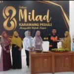 Milad Ke -8, Karawang Peduli Adakan Syukuran dan Santunan Yatim Piatu