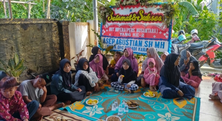 DPP inpera, berikan santunan anak yatim. (Lintasbatas.news)