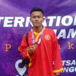Ahmad Salahudin Mubarok, Juara pertama Cabang olahraga bela diri. (Lintasbatas.news)