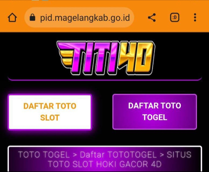 Diduga Diretas Situs Resmi Pemkab Magelang Jadi Situs Judi Online