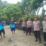 Polsek Tirtajaya, Kawal Peserta Gowes Bersama Kang Saan Mustopa