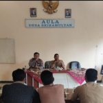 Hadiri Rapat Minggon, Ini Yang Disampaikan Kapolsek Tirtajaya