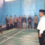 Polsek Tirtajaya Hadiri Acara Pelantikan dan Pembekalan Anggota Panitia Pengawas Pemilu