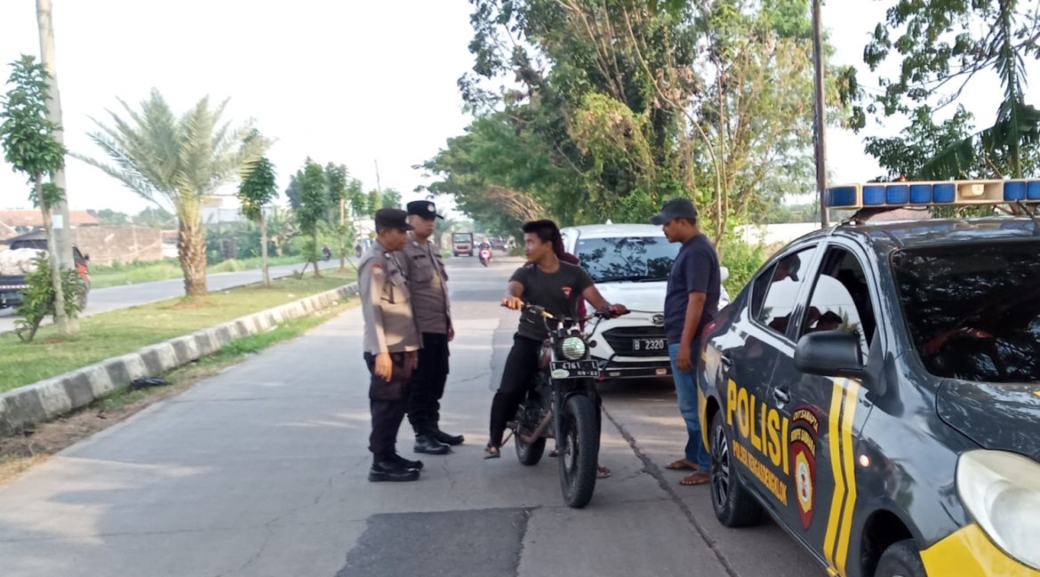 Polsek Rengasdengklok Operasi Motor Berkenalpot Brong