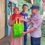 Peduli Sesama, Polisi Gelar Baksos Pembagian Sembako