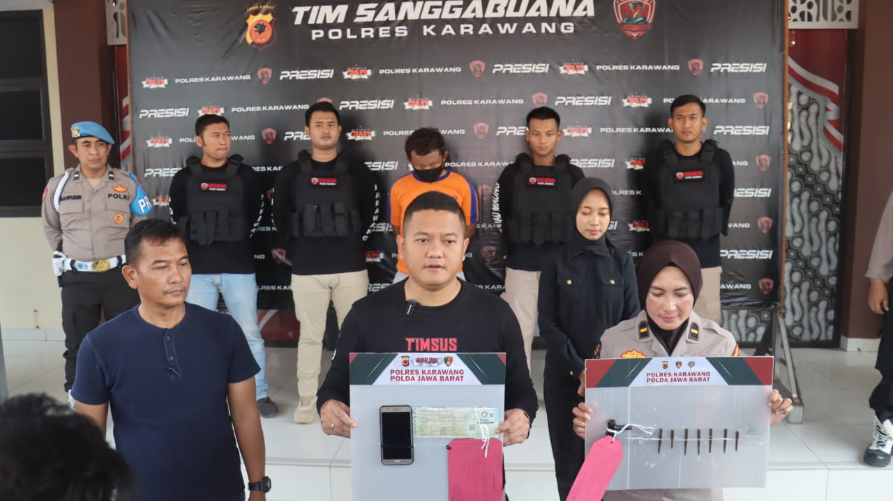 Terduga Pelaku Penipuan Penerimaan Bintara Polri Ditangkap Polres Karawang