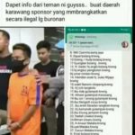 Daftar Nama Seponsor Ilegal Beredar Di Media Sosial
