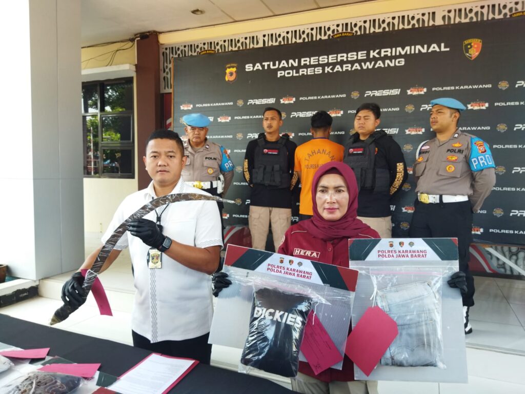 Belum 24 Jam, Pelaku Pembacokan Anak ABG di Karawang Hingga Meninggal Ditangkap