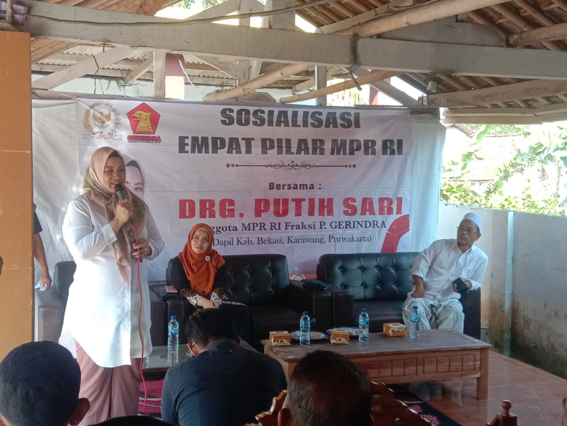 Sosialisasi 4 Pilar Kebangsaan, drg. Putih Sari: Pentingnya Peran Pancasila Dalam Menjaga Karakter Anak-anak Generasi Penerus