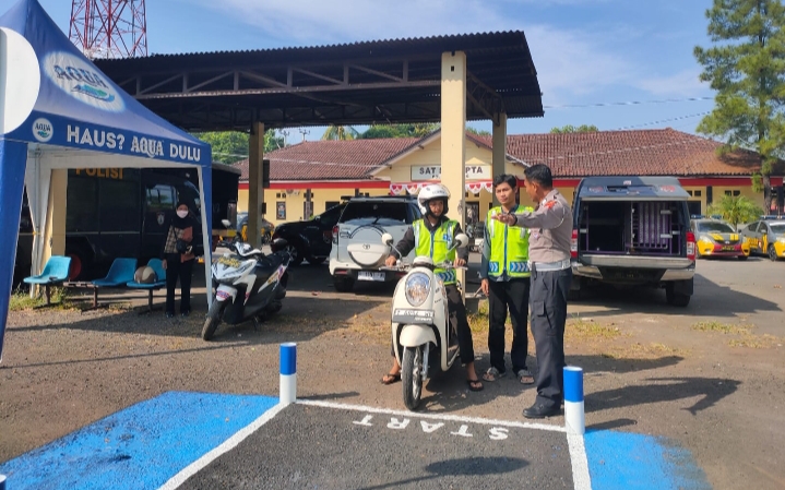 Uji Praktek SIM Semakin Mudah Di Polres Subang