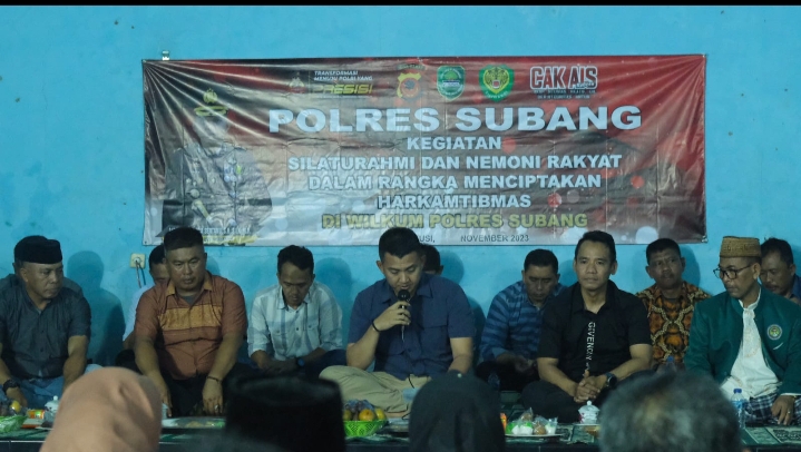 Kapolres Subang “Nemoni Rakyat “