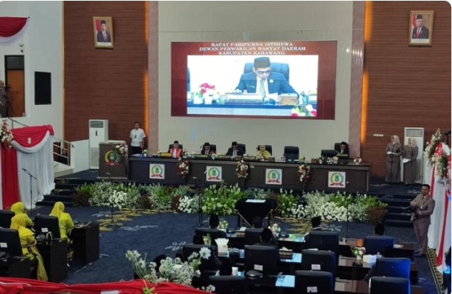 50 Orang Anggota DPRD Karawang Periode 2024 – 2029 Resmi Di Lantik