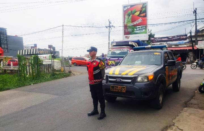 Polisi Berikan Kenyamanan Untuk Masyarakat