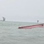 Kapal Nelayan Tenggelam Diduga Di Laut Utara Karawang