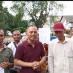 Puluhan Warga Kalangsurya Datangi Kejari Karawang