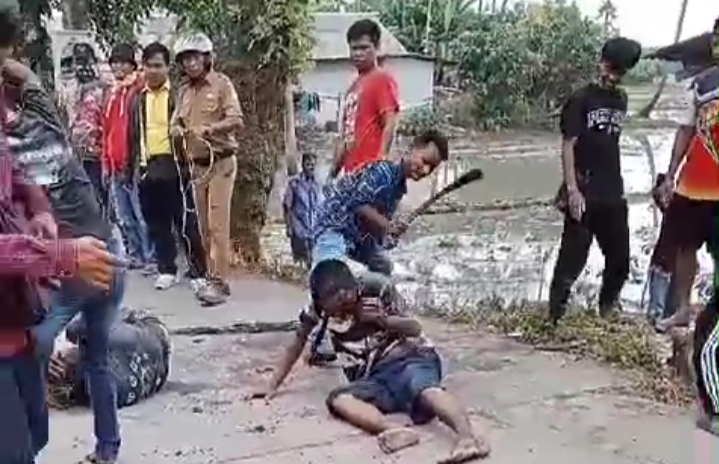 Viral Video 2 Orang Pelaku Curanmor Di Amuk Masa