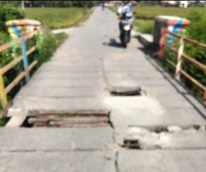 Jembatan Penghubung Dua Desa Sangat Memperhatikan